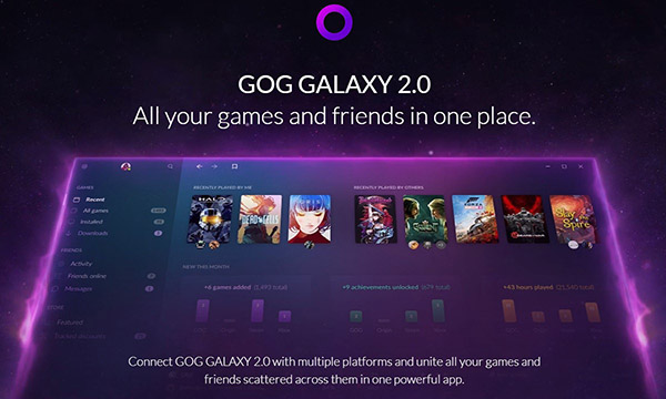 gog galaxy 2.0 là phiên bản nâng cấp giúp người chơi trải nghiệm thoải mái hơn